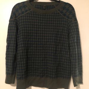 J Crew Houndstooth Sweater